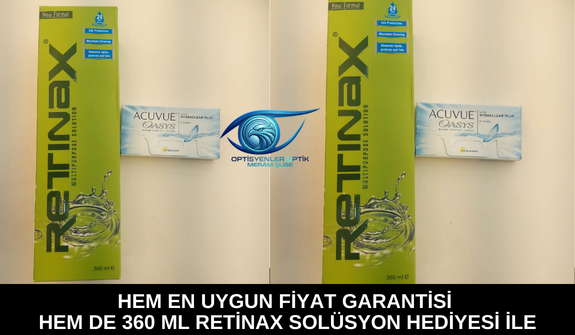 Konya’da Acuvue Oasys Lenslerde En İyi Fiyat Garantisi ve Hediye Solüsyon!
