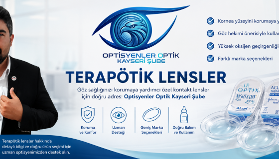 Terapötik Lensler Konya Optisyenler Optik Meram Şube'de