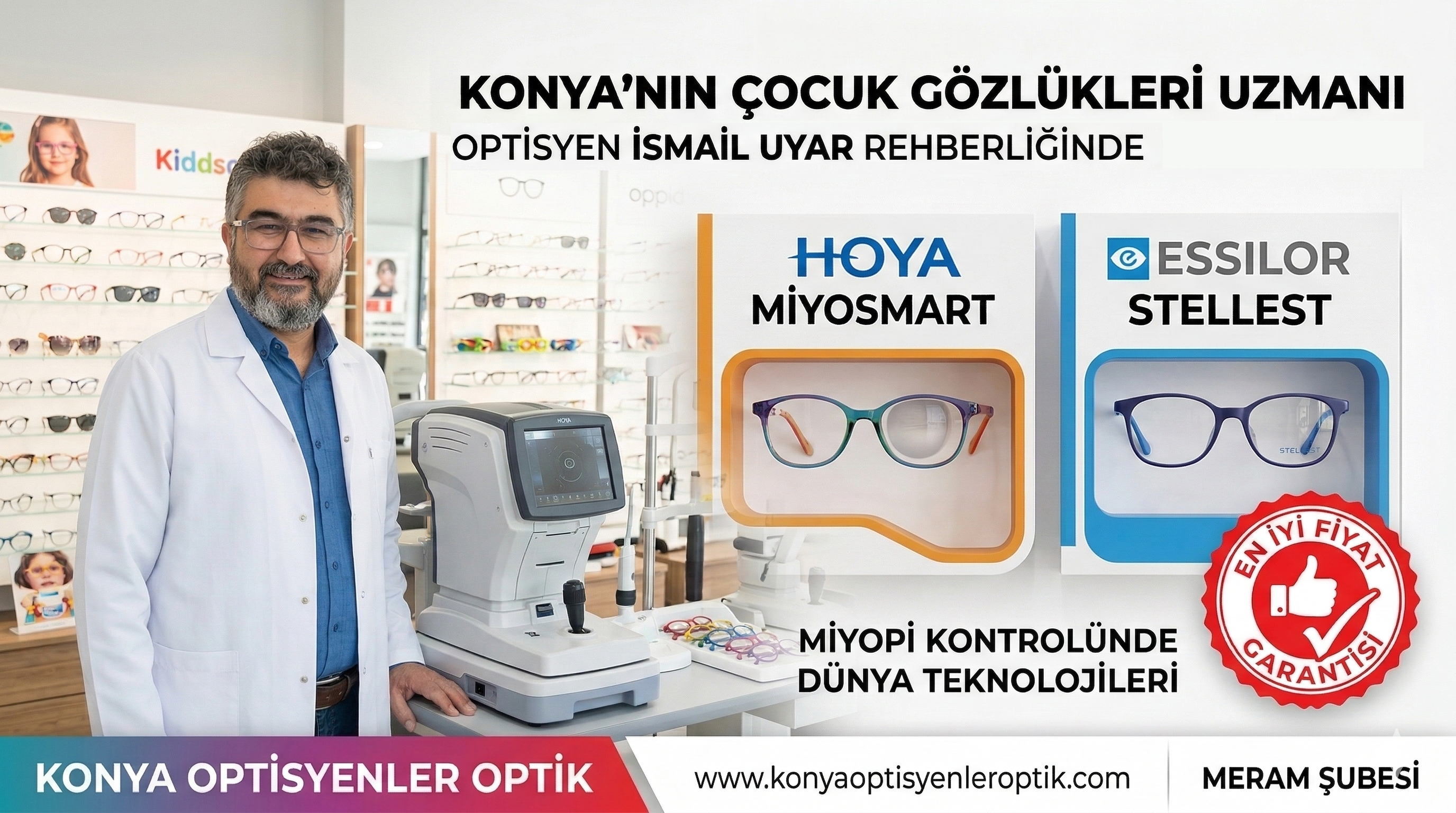 Makale Başlığı: Çocuklarda Miyopi Kontrolü: Hoya MiYOSMART ve Essilor Stellest ile Geleceği Net Görün