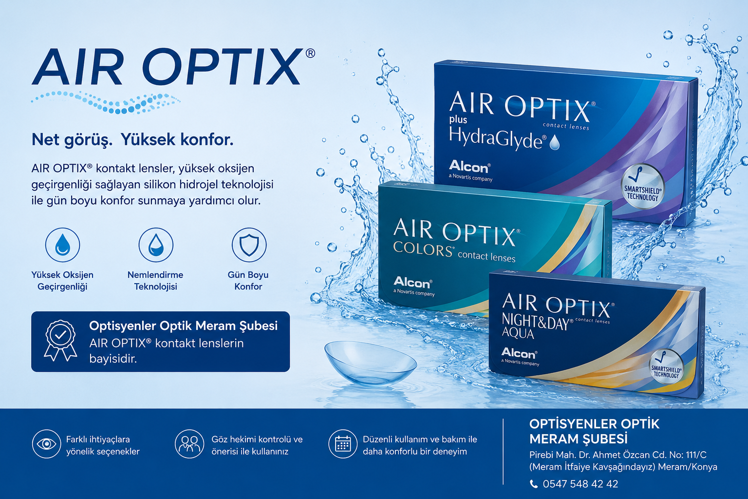 AIR OPTIX Kontakt Lensler Hakkında Bilgilendirme