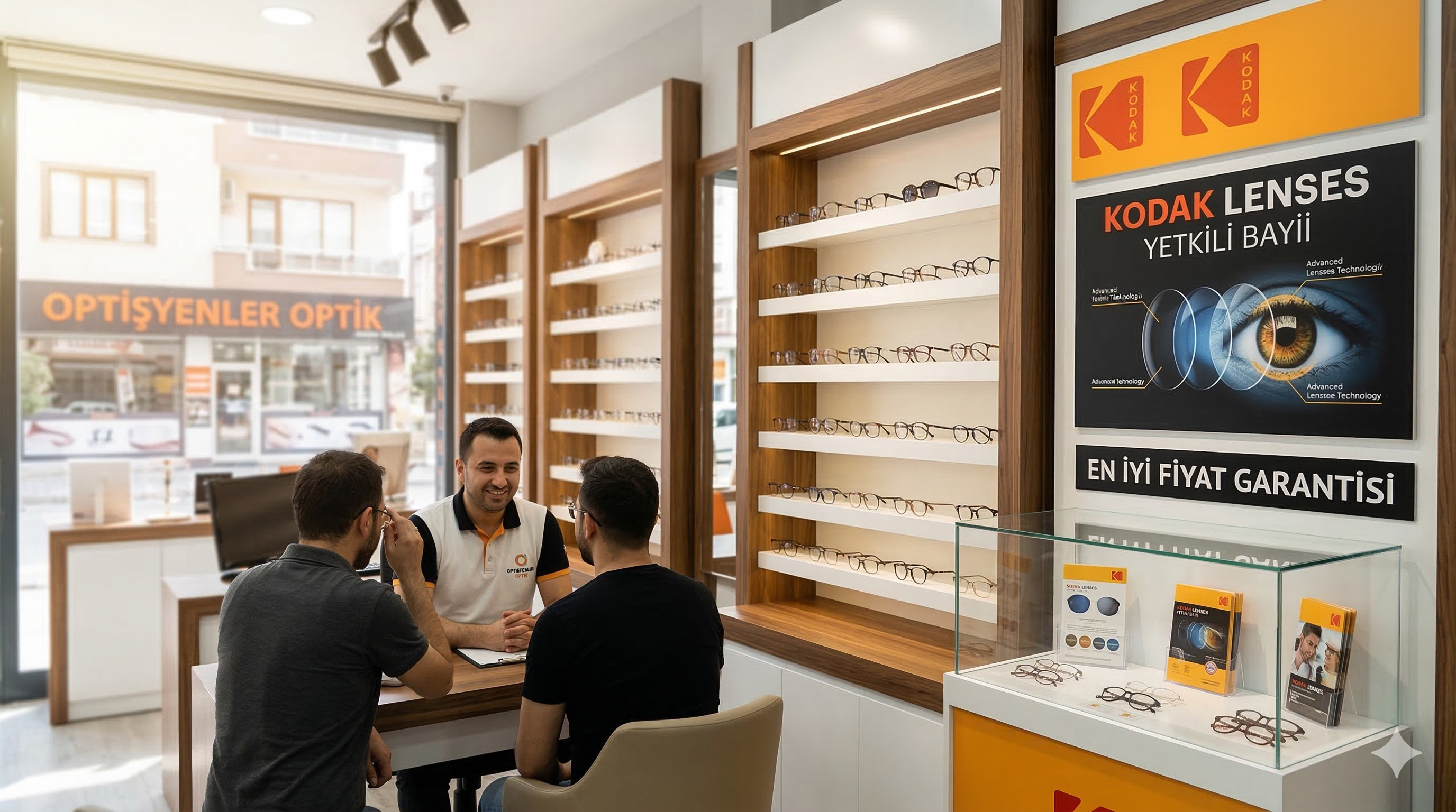 Konya'da Kodak Gözlük Camlarında Fiyat Garantili Satışlar Optisyenler Optik'te